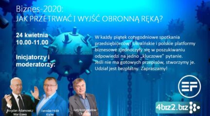 SPOTKANIE PRZEDSIĘBIORCÓW. ŚWIATOWY KRYZYS I PANDEMIA!