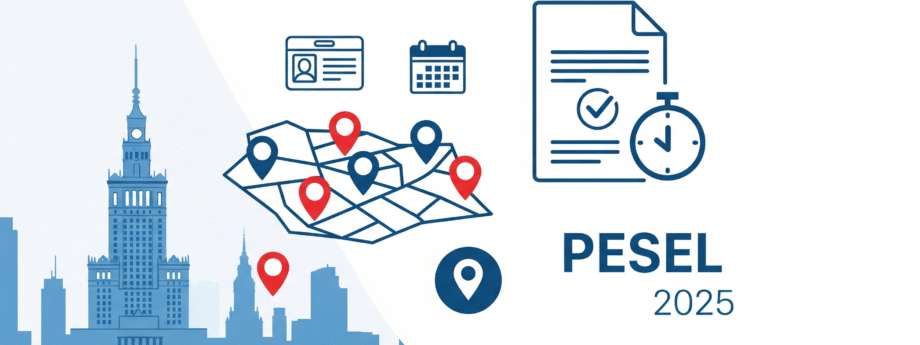 PESEL Warszawa 2025 – gdzie wyrobić, adresy urzędów